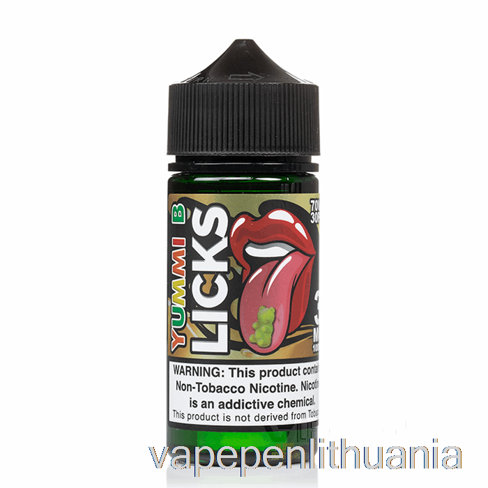 Yummi B - Licks Roll Upz - 100ml 3mg Vape Skystis